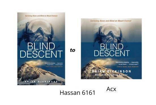 Gig Preview - Convert kindle cover to acx cover, audiobook cover, audible book cover