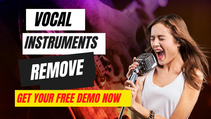 Gig Preview - Remove vocals or instrumentals from any song within 24 hours