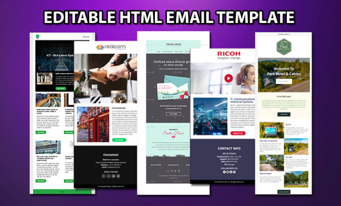 Gig Preview - Code and design responsive HTML email template