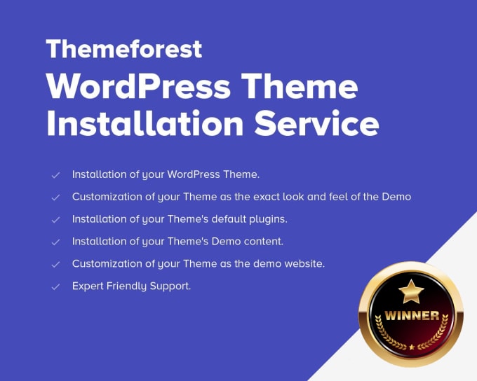 Gig Preview - Install, customize wordpress, woocommerce, themeforest theme