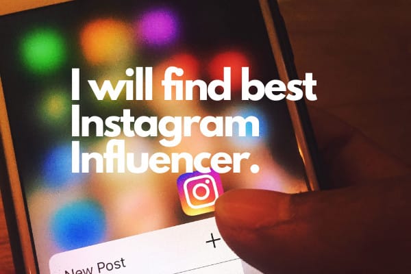 Gig Preview - Find best instagram influencer