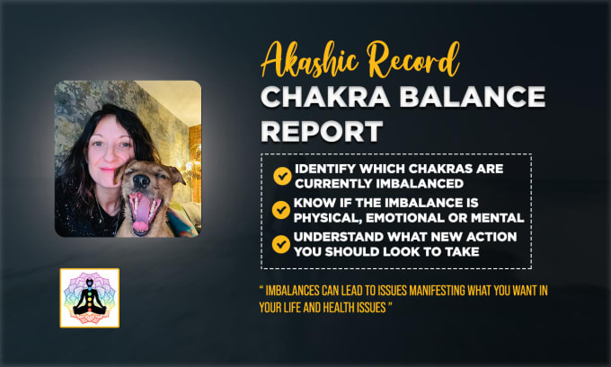 Gig Preview - Provide a detailed chakra report to identify and address imbalances