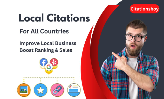 Gig Preview - Do top 300 local citations for local SEO USA, UK, canada