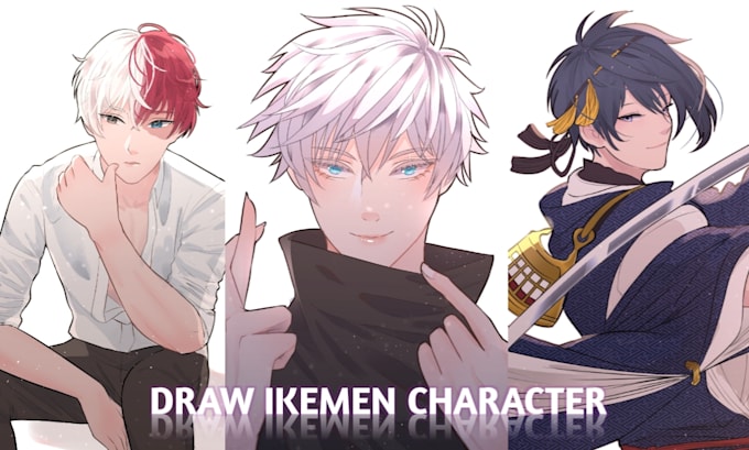 Gig Preview - Draw anime ikemen like romance visual novel