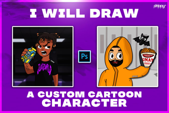 Gig Preview - Draw a custom cartoon character