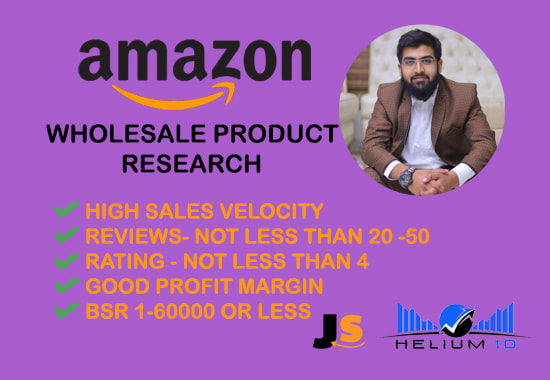 Gig Preview - Do amazon wholesale product hunting, product research