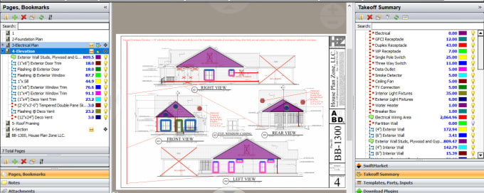 Gig Preview - Do the material takeoff and cost estimation for mep