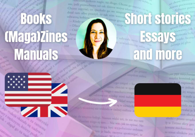 Gig Preview - Translate your book from english to native german