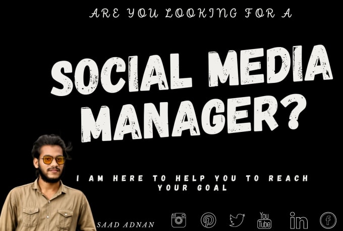 Gig Preview - Be your professional  social media marketing manager and promote your business