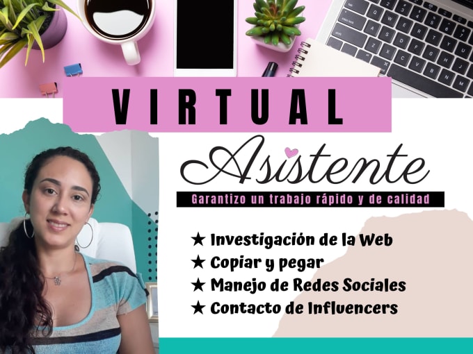 Gig Preview - Virtual assistant in spanish