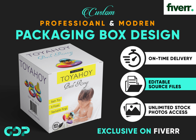 Gig Preview - Create impressive product packaging box design