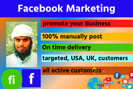 Gig Preview - Do facebook marketing for your business