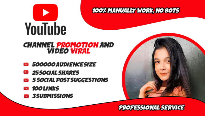 Gig Preview - Do organic youtube video and channel promotion with monetization