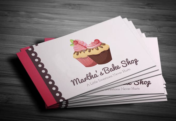 Bestseller - design bakery, restaurant, coffee, business cards in 24h