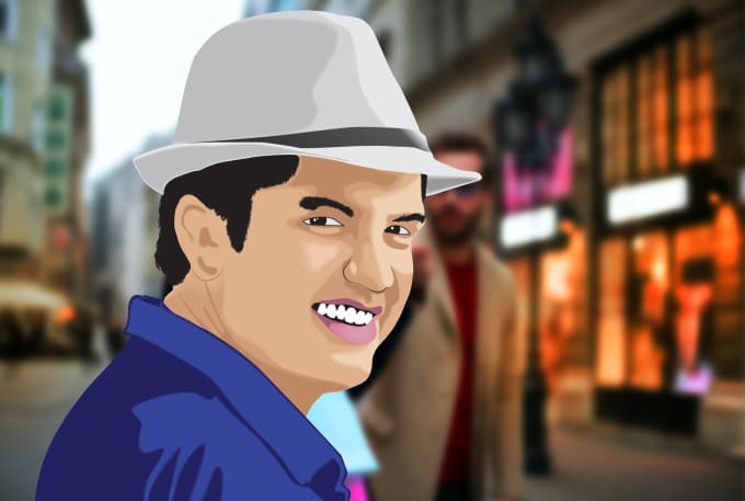 Gig Preview - Draw creative portrait vector art