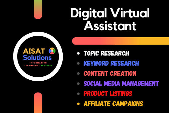 Gig Preview - Do social media digital marketing as a virtual assistant