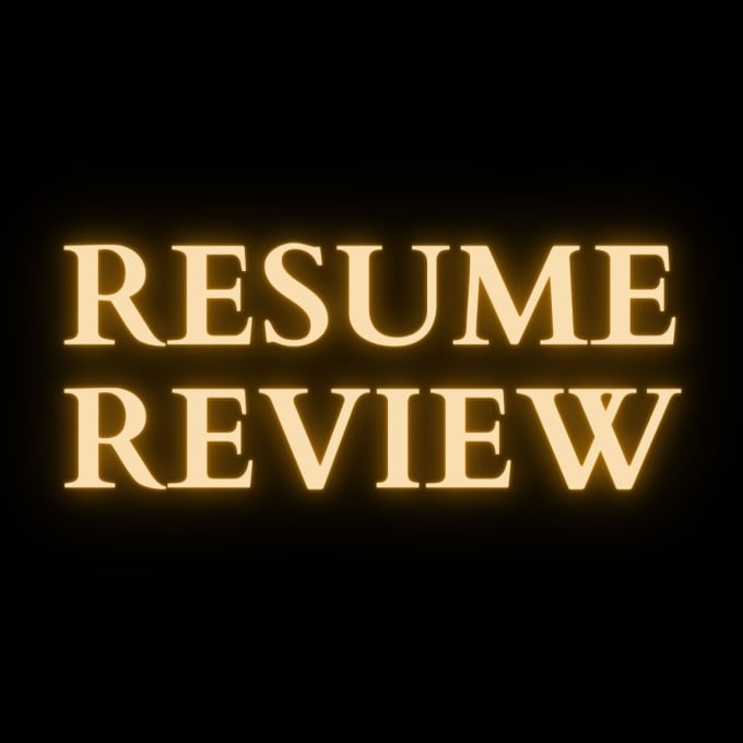 Gig Preview - Review and edit your resume or CV