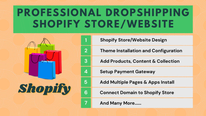 Gig Preview - Design high converting shopify store