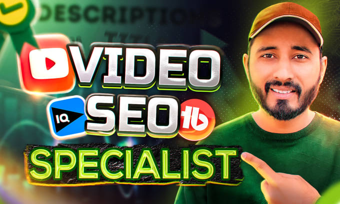 Gig Preview - Optimize youtube channel video SEO to improve ranking and visibility