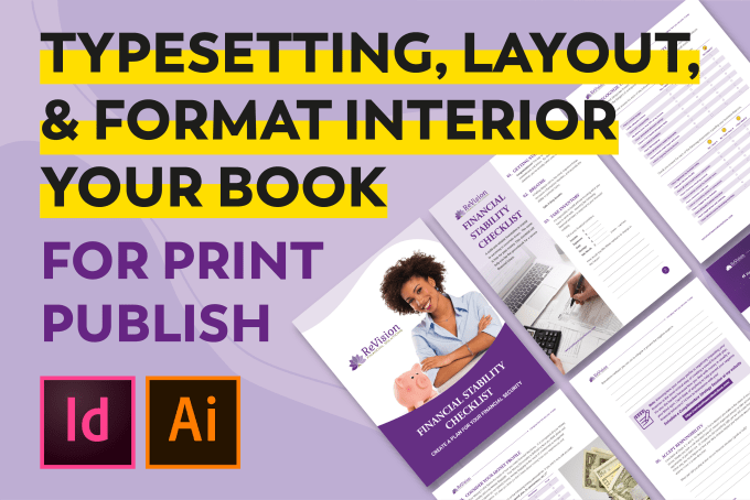 Gig Preview - Typesetting and layout your book for print publishing