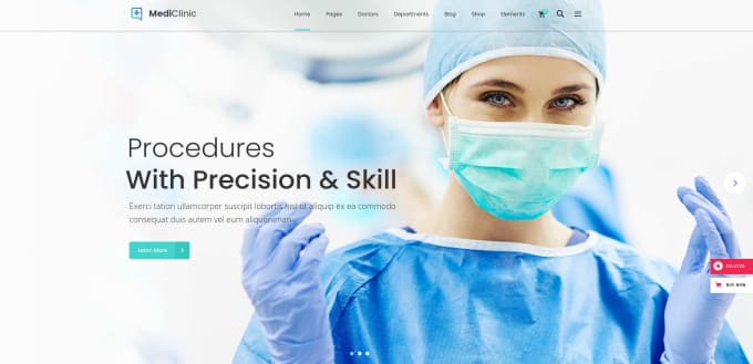 Gig Preview - Design medical, dental and healthcare website