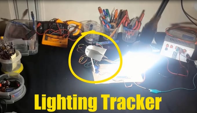 Gig Preview - Design a light tracker for you using arduino