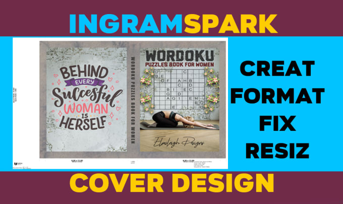 Gig Preview - Design and format book cover for ingram spark