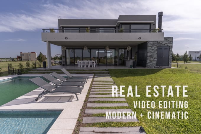 Gig Preview - Edit a cinematic real estate video for social media