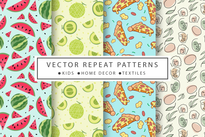 Gig Preview - Design vector repeat patterns for textiles