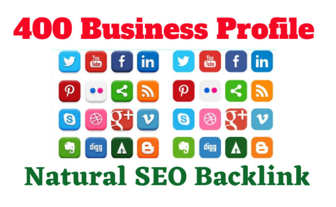 Bestseller - do social media profile with SEO backlinks