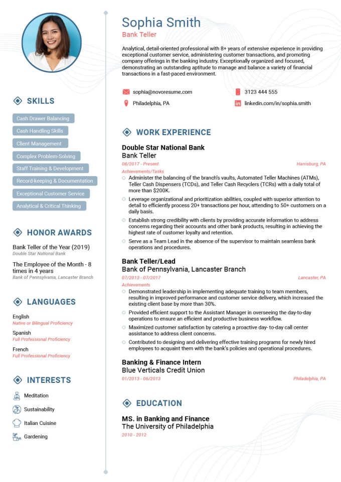 Gig Preview - Help you with your resume