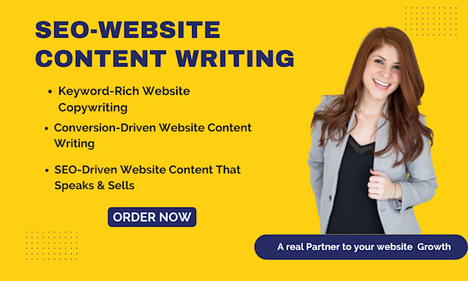 Gig Preview - Be your impeccable SEO website content writer or copywriter