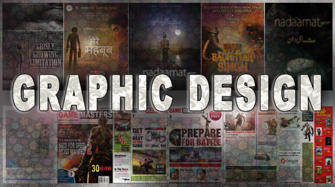 Gig Preview - Create any type of 2d and 3d graphic design work you need