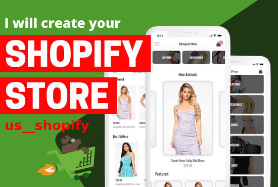 Gig Preview - Create your shopify  store