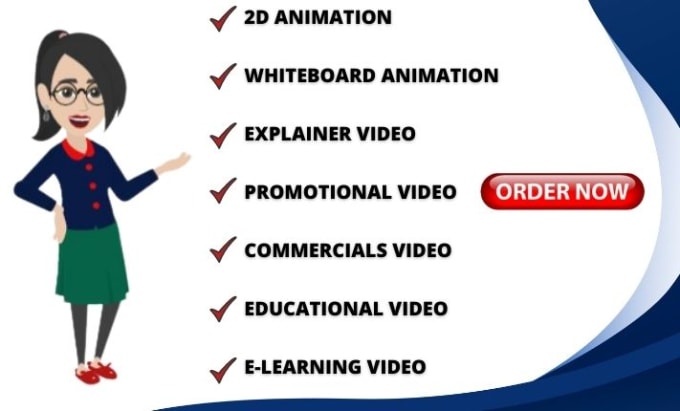 Gig Preview - Make a big impression with a custom 2d animated explainer video