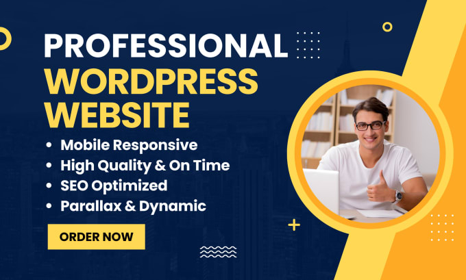 Gig Preview - Design and develop professional wordpress website