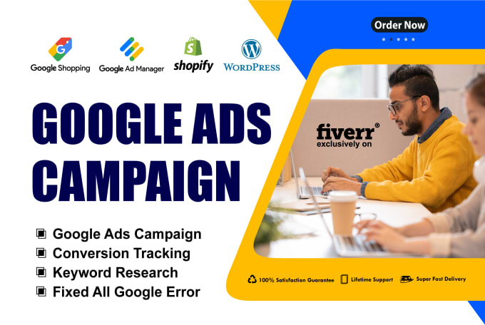 Gig Preview - Setup google shopping ads campaign  and fixed ads error