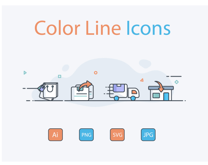 Gig Preview - Design custom line icon and flat icons set