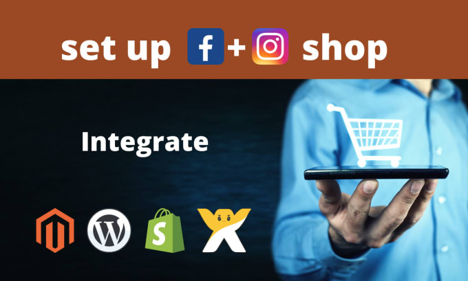 Gig Preview - Create facebook shop instagram shop integrate shopify, wix