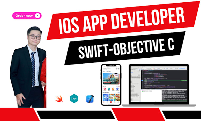 Gig Preview - Do ios mobile app development using swift or objective c as an ios app developer