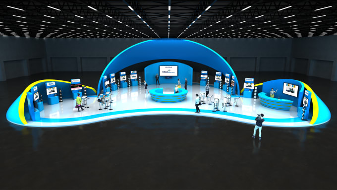 Gig Preview - Do a virtual tour for your tradeshow, booth or exhibition stand