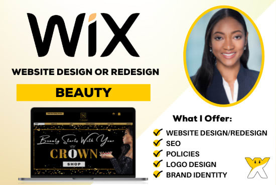 Gig Preview - Design your lash,  makeup, hair, nail, or beauty company wix website