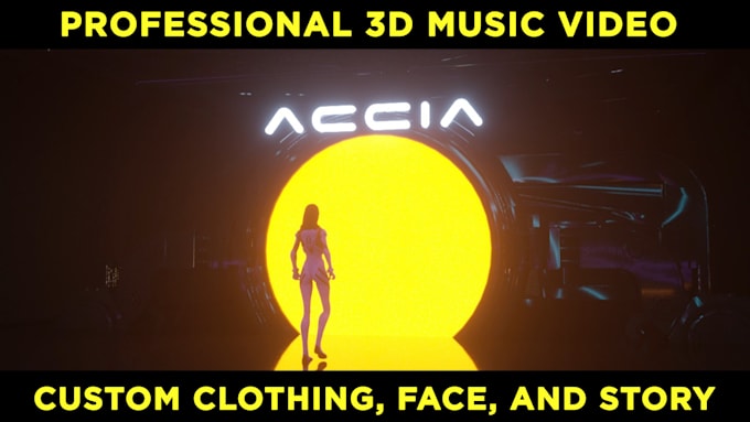 Gig Preview - Do 3d music video animation