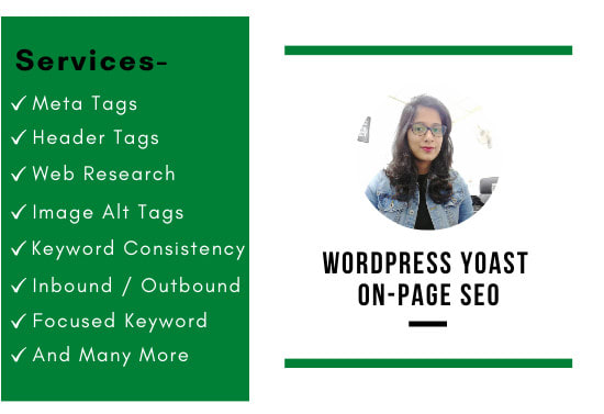 Gig Preview - Do wordpress yoast on page SEO to boost ranking