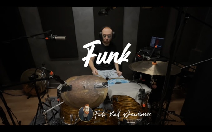 Gig Preview - Record vintage and modern professional funk live drums