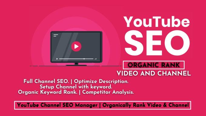 Gig Preview - Do perfect youtube SEO to improve ranking of video grow audience with backlinks