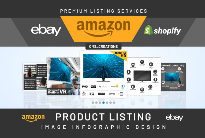 Gig Preview - Design amazon product infographics, product listing images