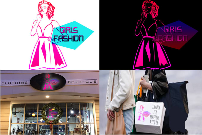 Gig Preview - Design your women fashion brand logo minimalist