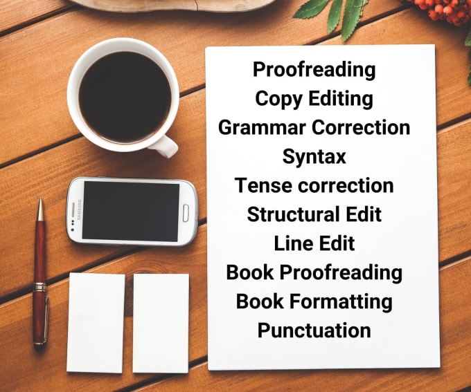 Gig Preview - Provide proofreading grammar and copy editing services in english