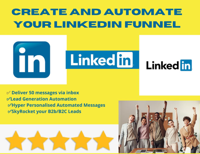 Gig Preview - Create and automate a linkedin lead generation funnel